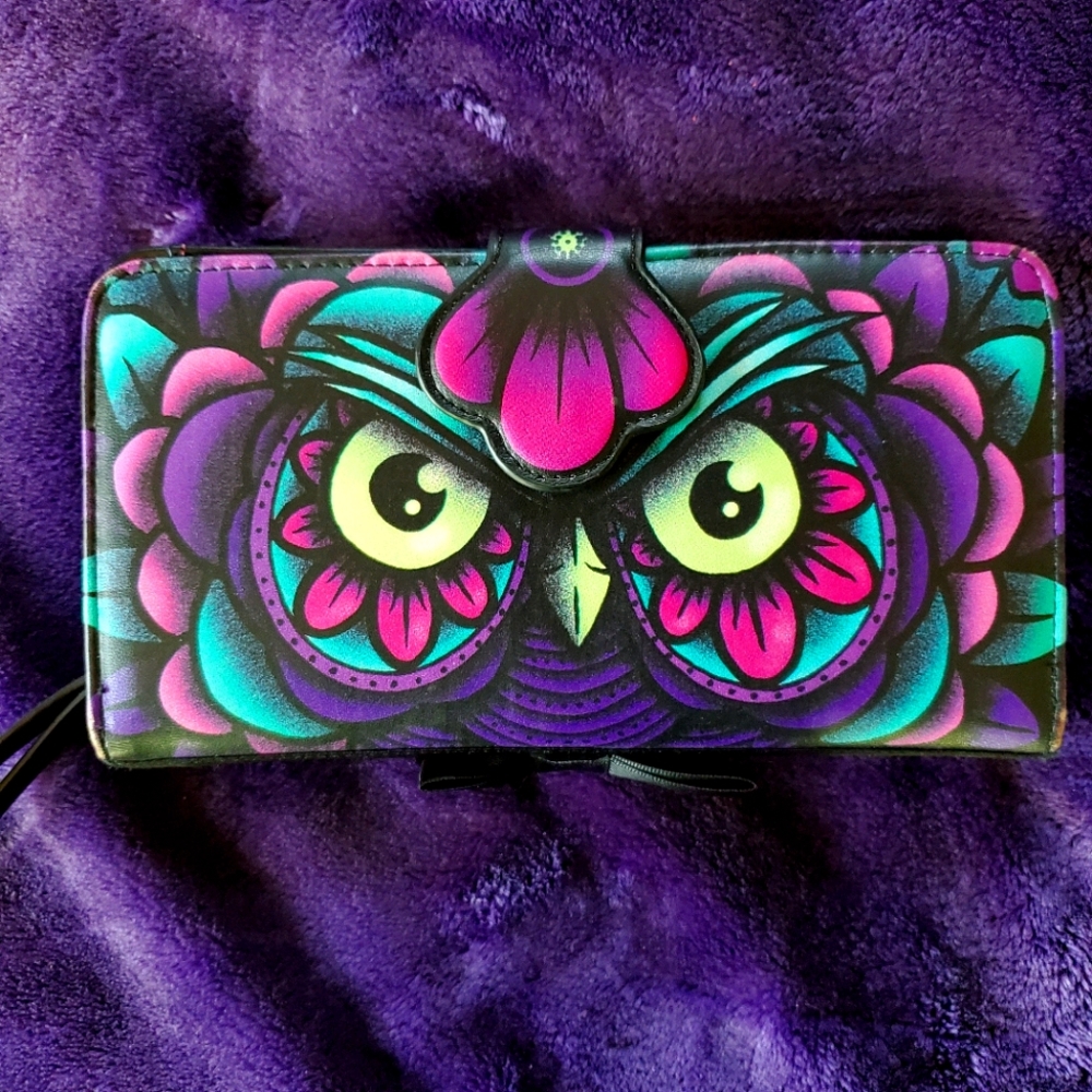 Iron Fist Owl Wallet Clutch